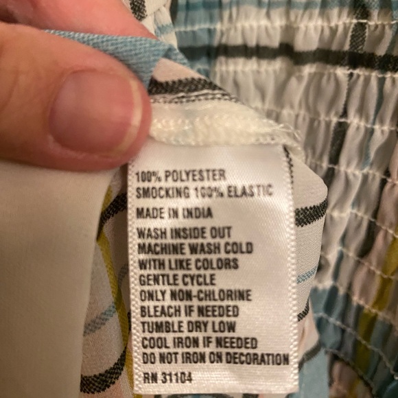 Boho Sheer Plaid Plus Size Top - Picture 11 of 12